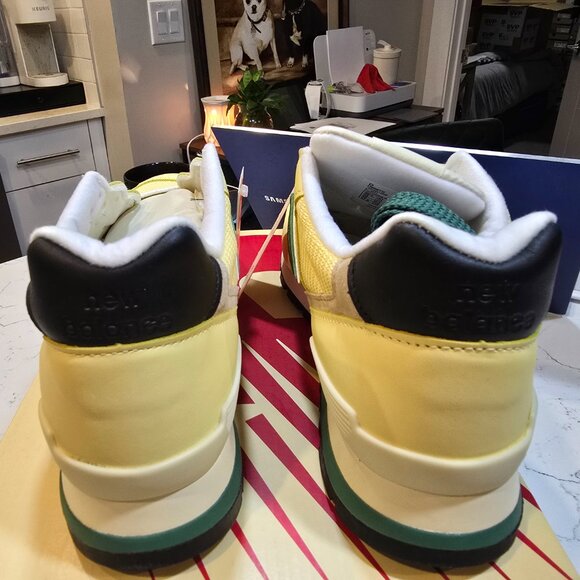 New Balance 996 Sulphur Forest Green Made in USA U996TD Sneaker Men Us 9.5 NEW - Picture 10 of 13